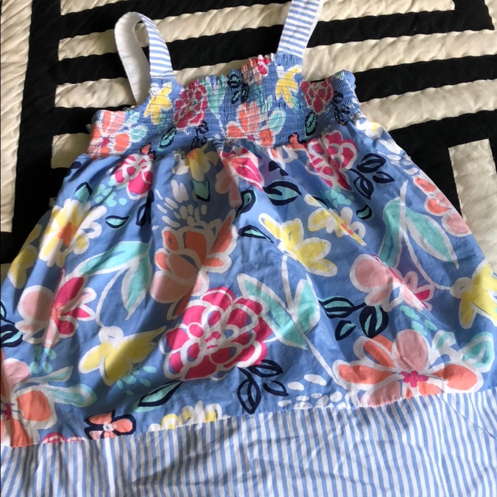 Gymboree floral dress-like new- 4T